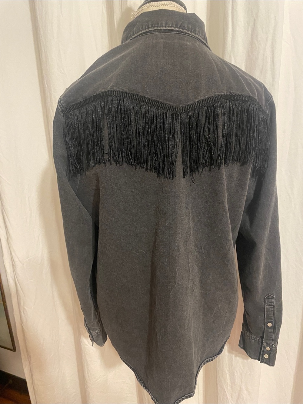 Levi's Black Fringe Western Jacket